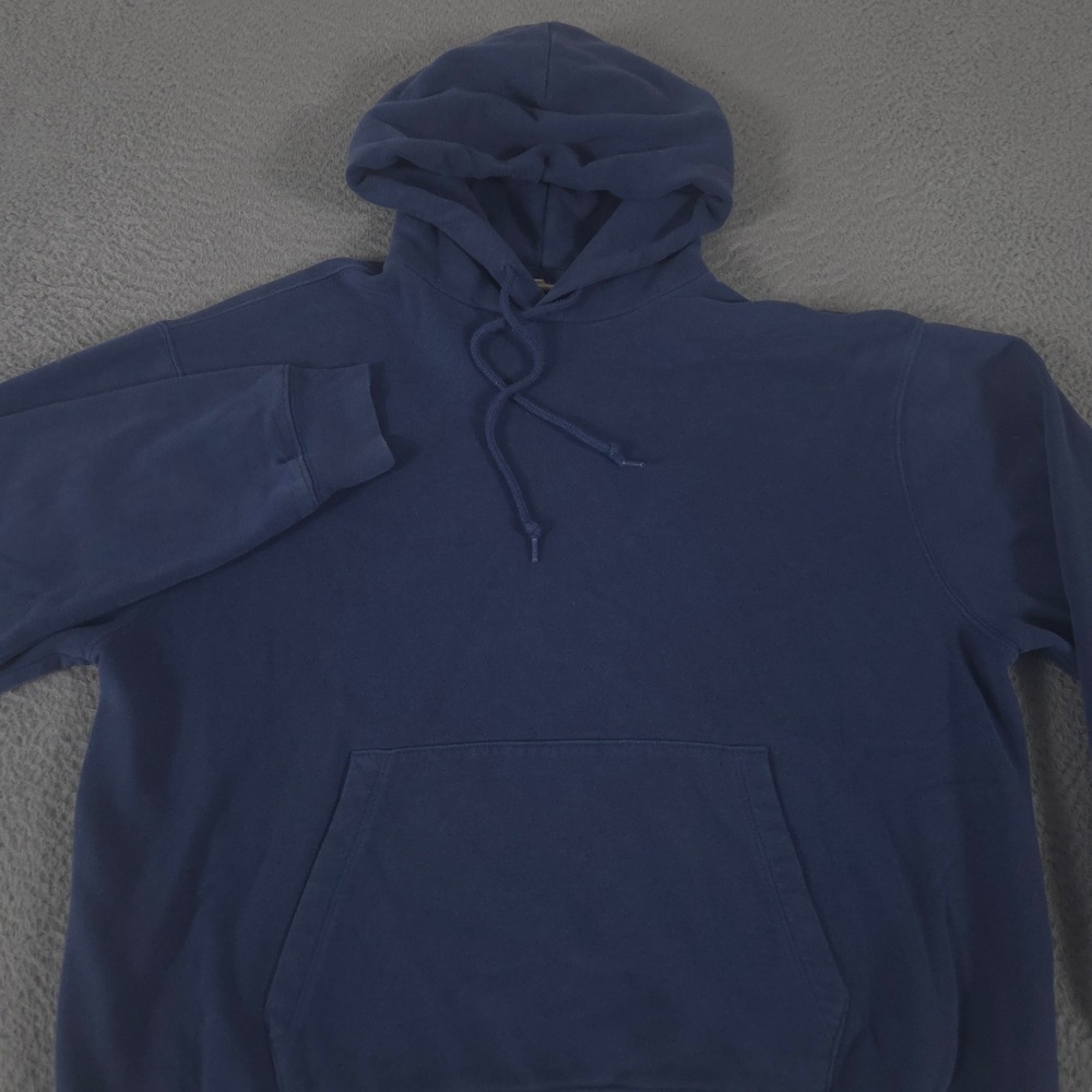 Gap Hoodie Womens M Navy Vintage Soft Oversized Fleece Kangaroo Pocket Pullover
